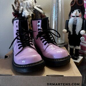 Dr. Martens Glossy Pink Boots